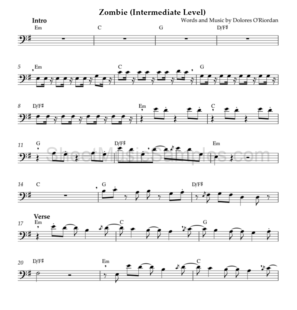 Zombie (Intermediate Level)