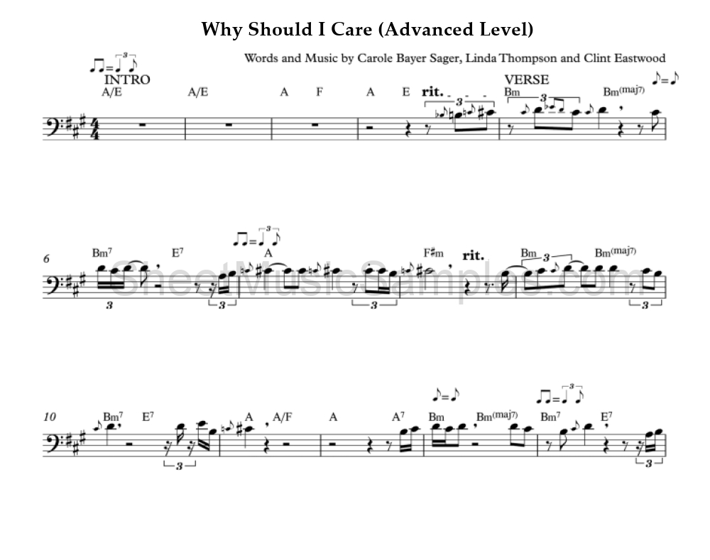 Why Should I Care (Advanced Level)