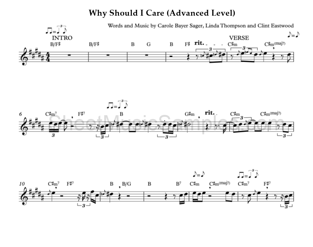 Why Should I Care (Advanced Level)