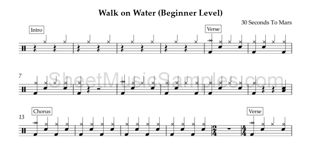 Walk on Water (Beginner Level)