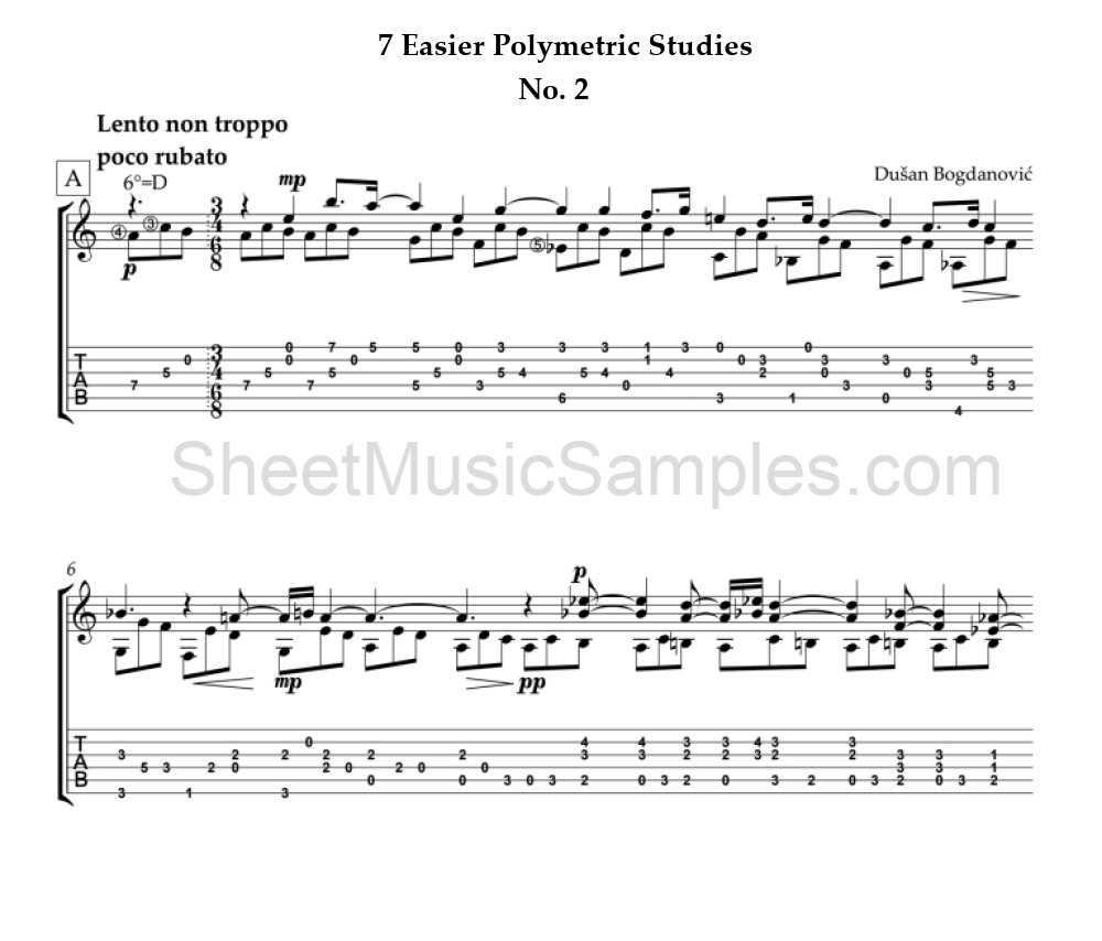 7 Easier Polymetric Studies - No. 2