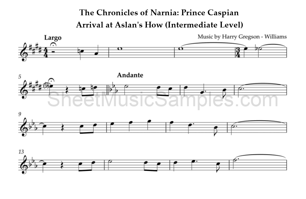 The Chronicles of Narnia: Prince Caspian - Arrival at Aslan's How (Intermediate Level)