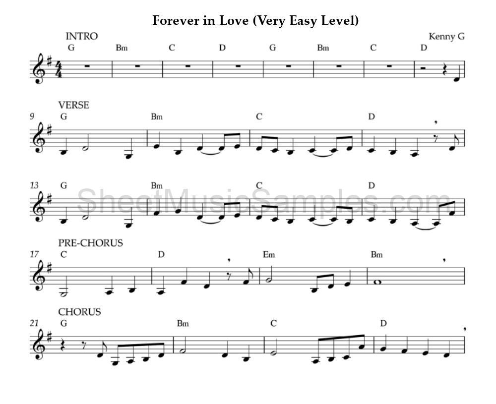 Forever in Love (Very Easy Level)