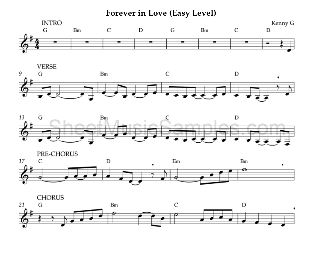 Forever in Love (Easy Level)