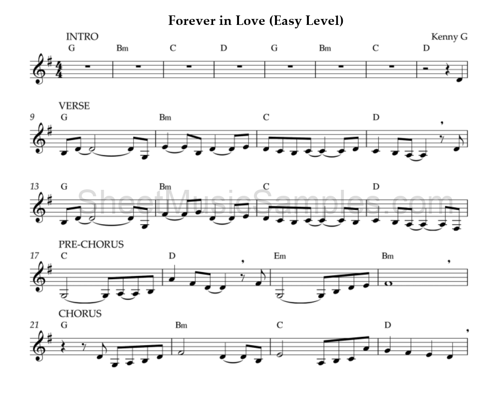 Forever in Love (Easy Level)