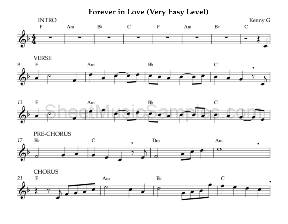 Forever in Love (Very Easy Level)