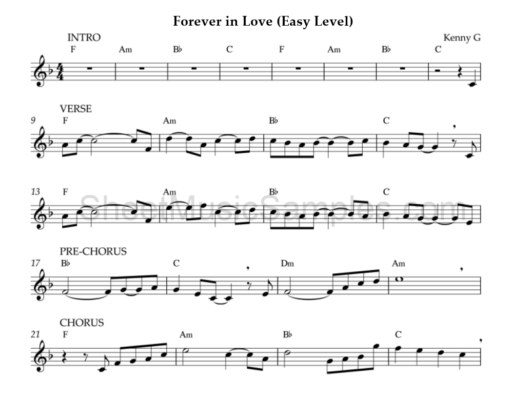 Forever in Love (Easy Level)