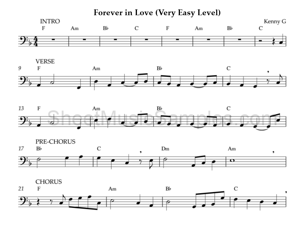 Forever in Love (Very Easy Level)