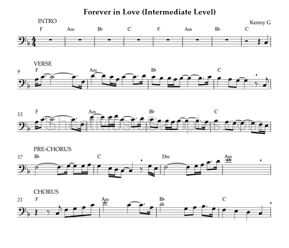 Forever in Love (Intermediate Level)