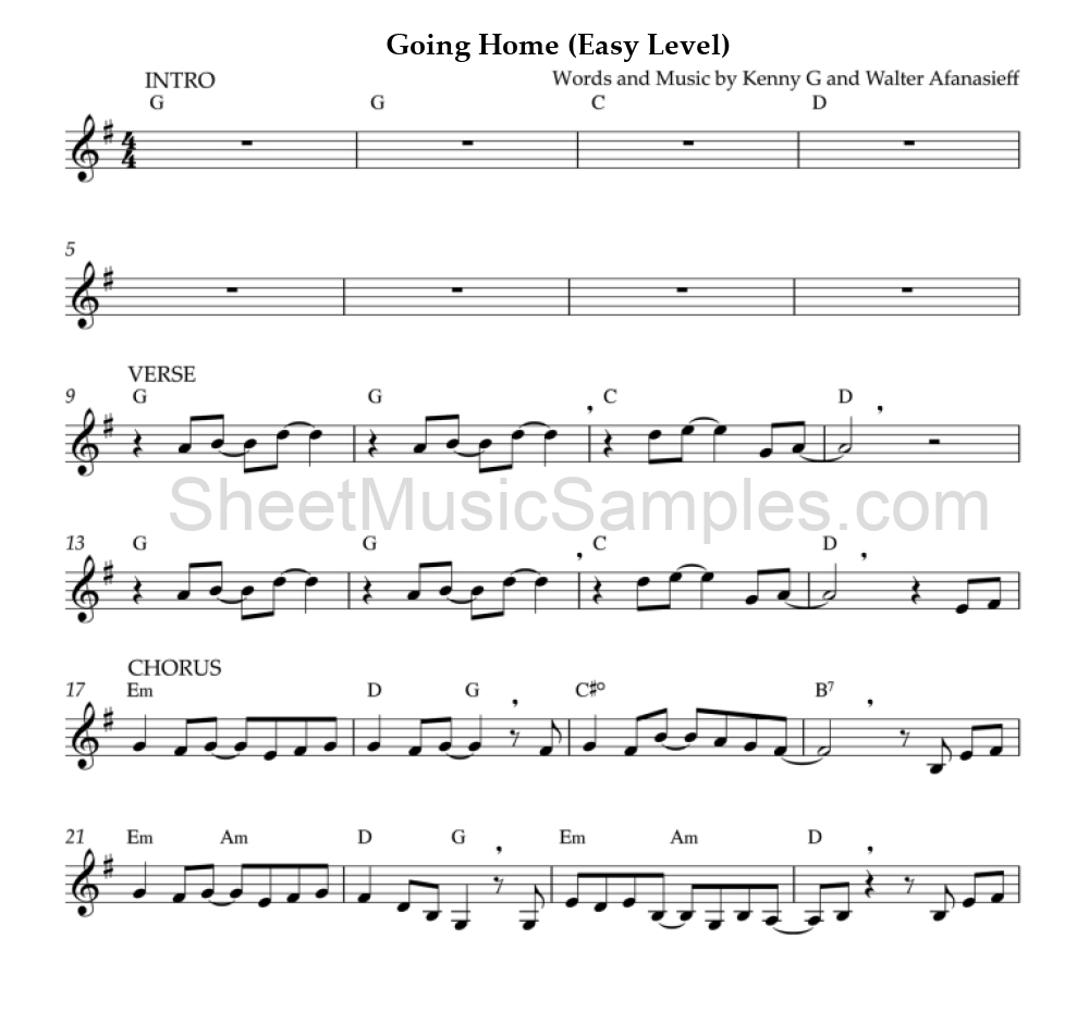 Going Home (Easy Level)