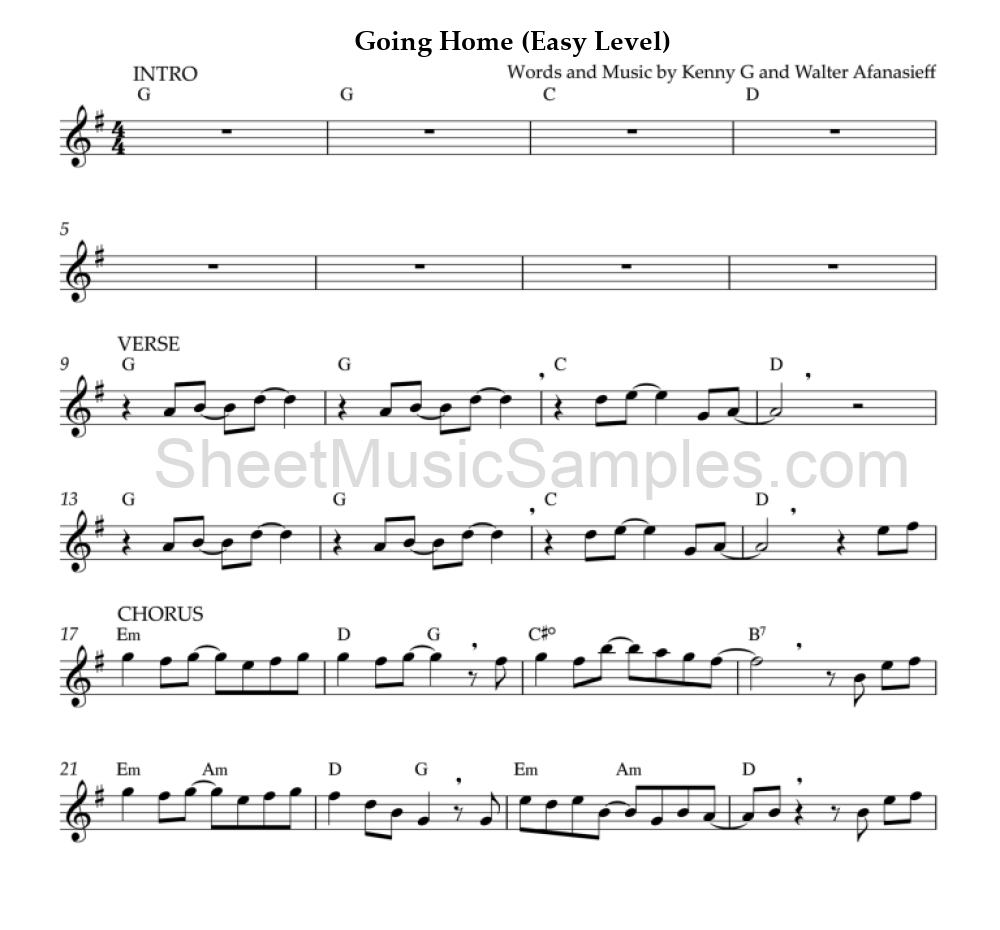 Going Home (Easy Level)