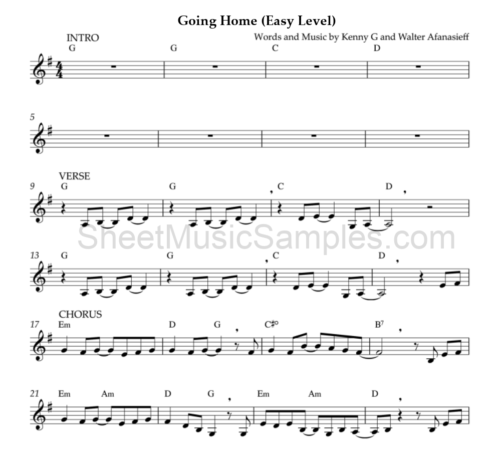 Going Home (Easy Level)