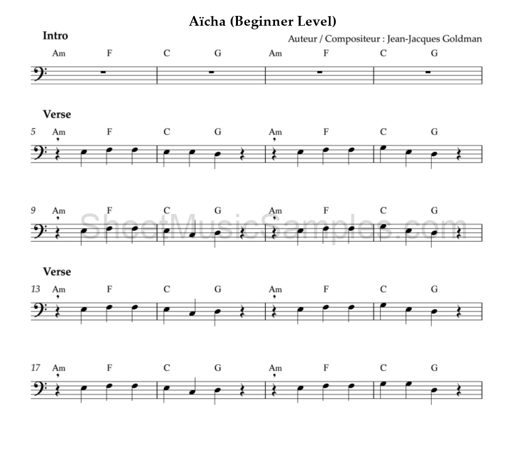 Aïcha (Beginner Level)