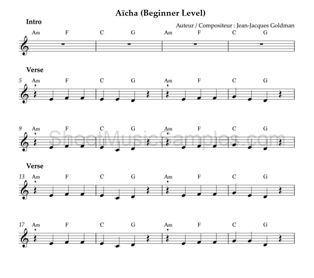 Aïcha (Beginner Level)