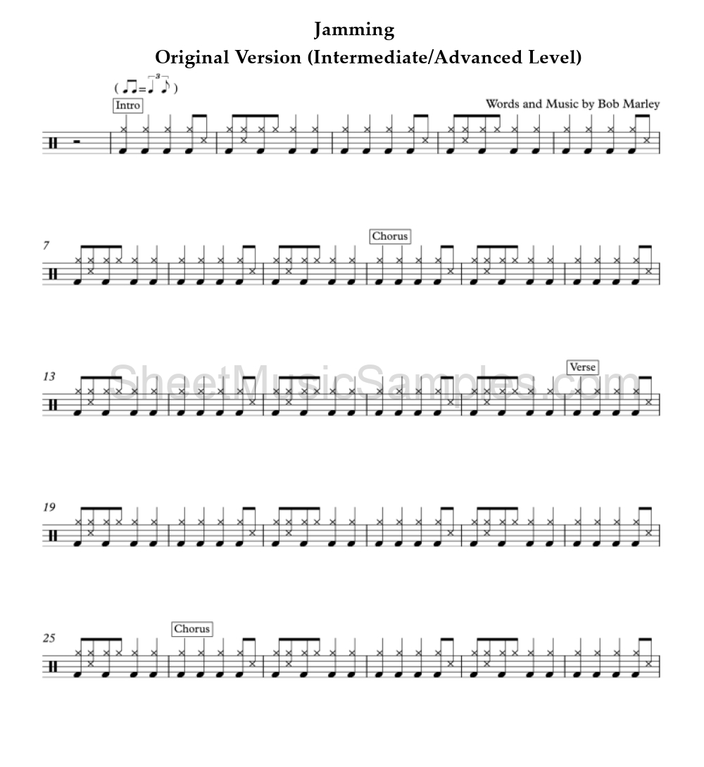 Jamming - Original Version (Intermediate/Advanced Level)