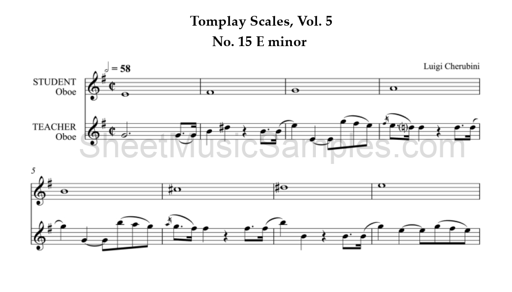 Tomplay Scales, Vol. 5 - No. 15 E minor