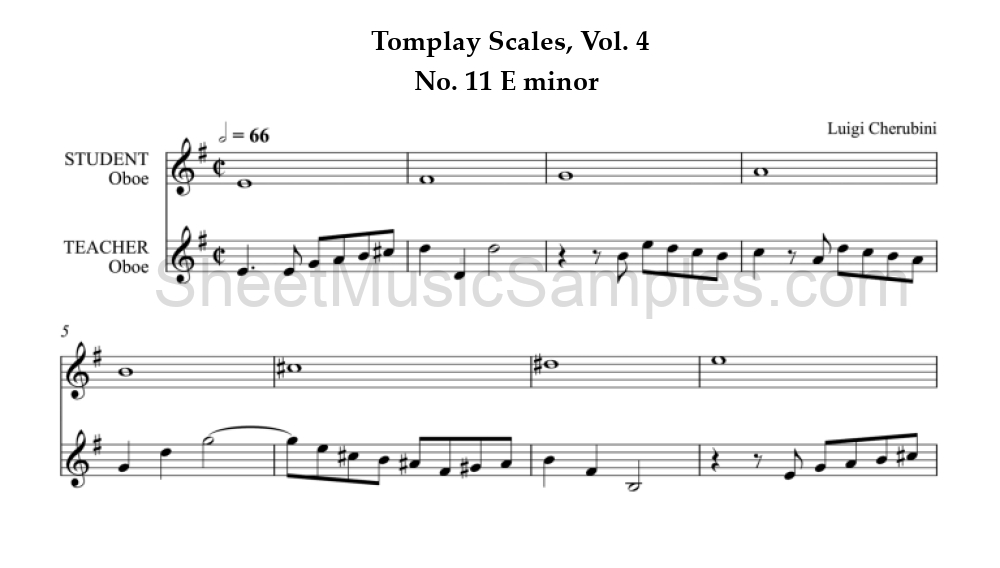 Tomplay Scales, Vol. 4 - No. 11 E minor