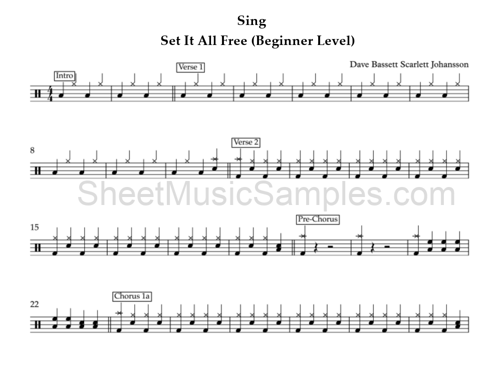 Sing - Set It All Free (Beginner Level)