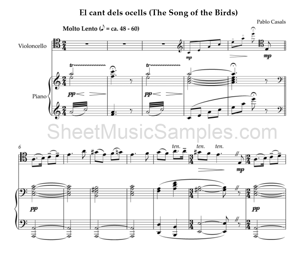 El cant dels ocells (The Song of the Birds)