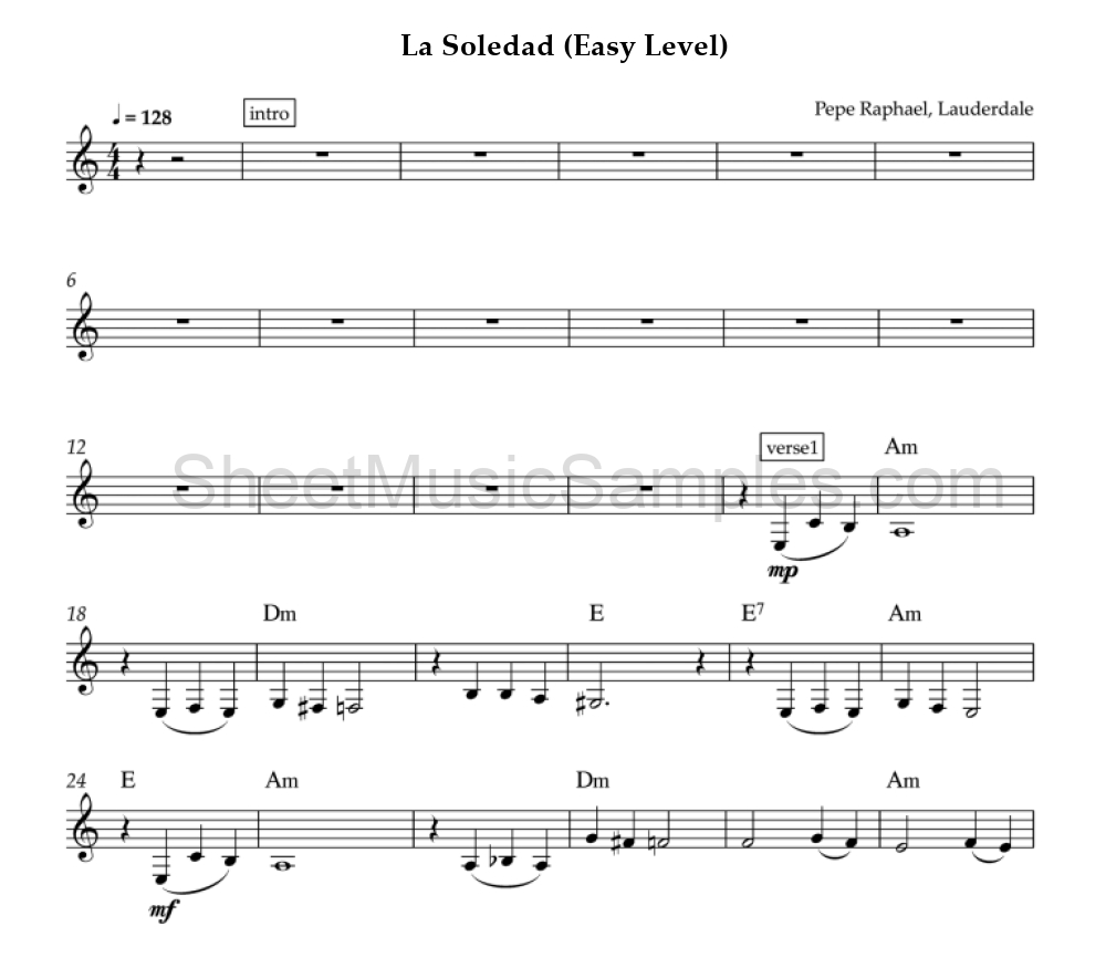 La Soledad (Easy Level)