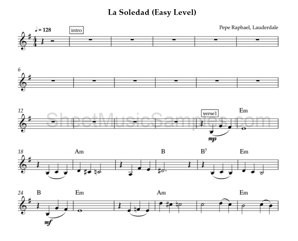 La Soledad (Easy Level)