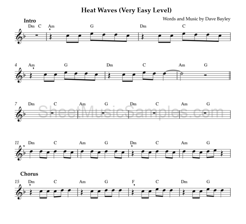 Heat Waves (Very Easy Level)