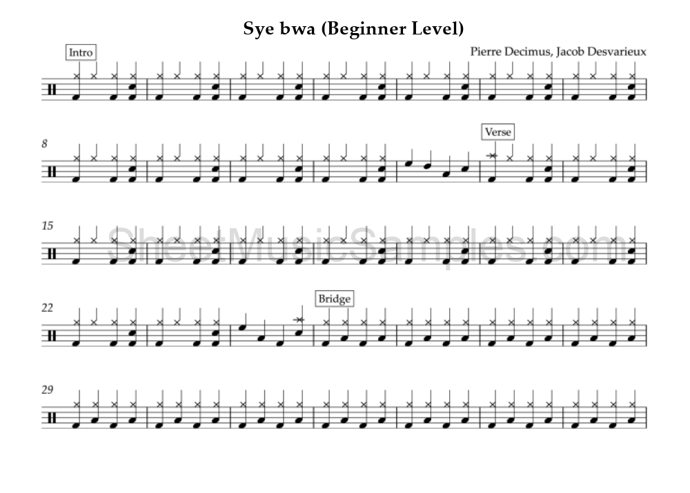 Sye bwa (Beginner Level)