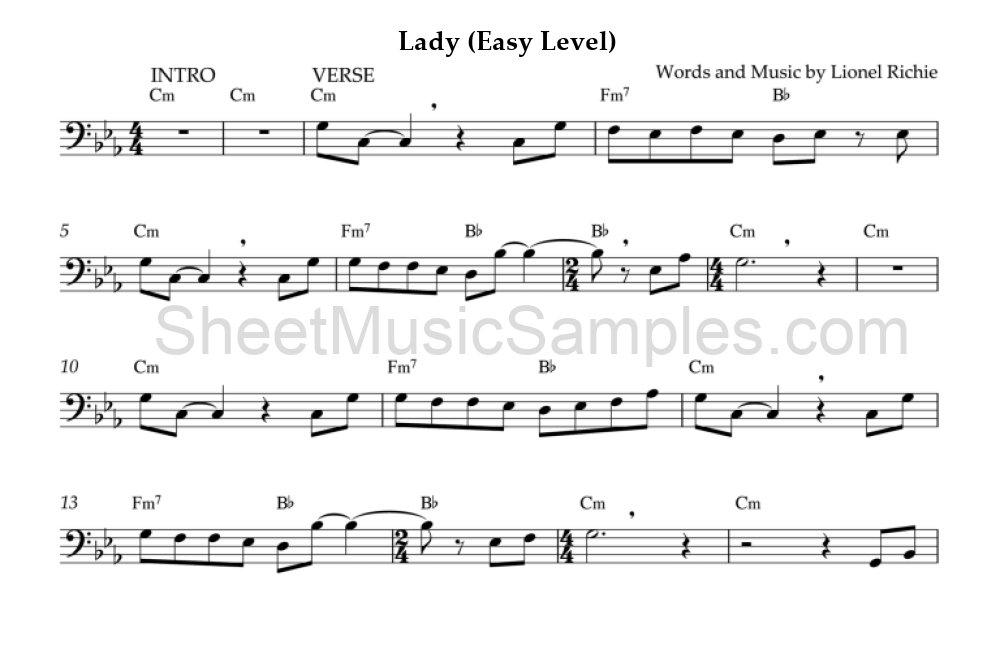 Lady (Easy Level)