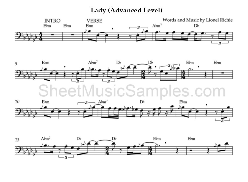 Lady (Advanced Level)