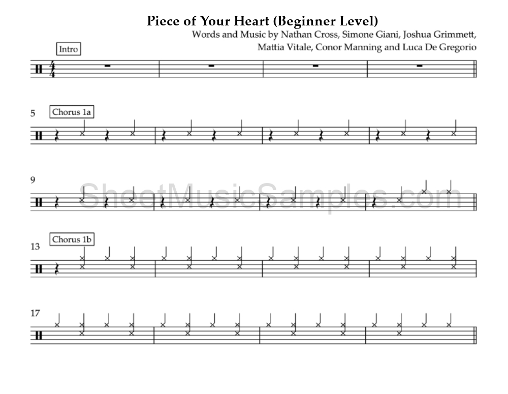 Piece of Your Heart (Beginner Level)