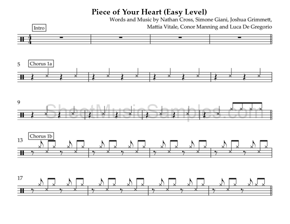 Piece of Your Heart (Easy Level)