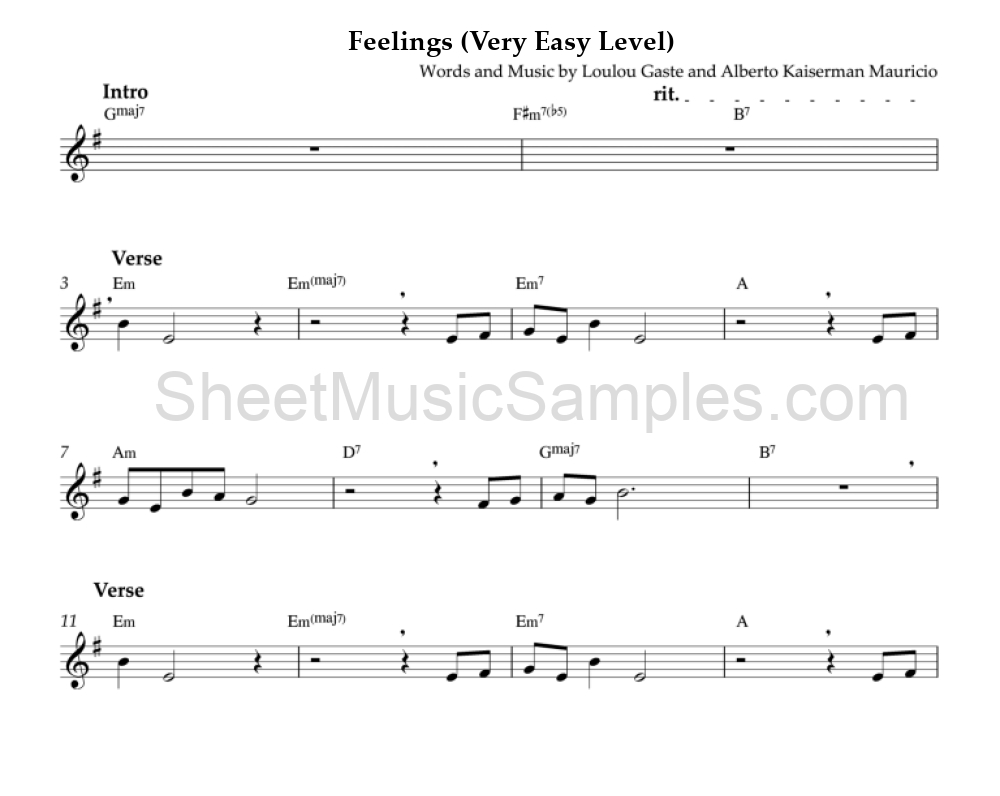 Feelings (Very Easy Level)