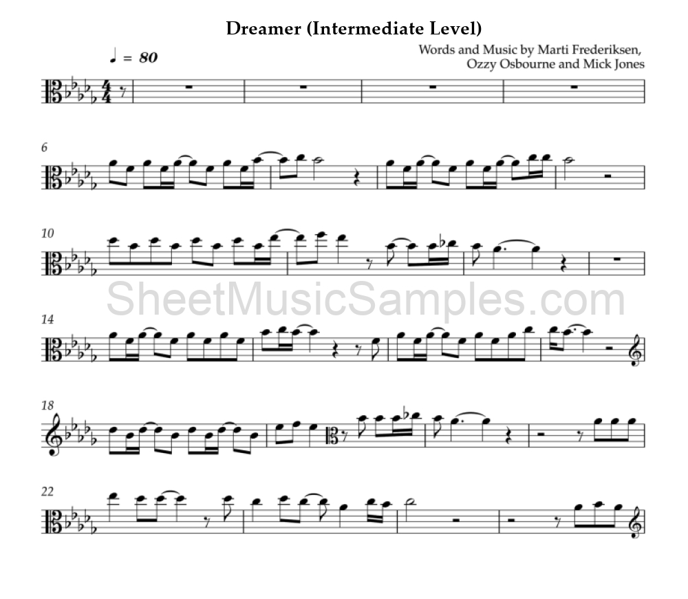 Dreamer (Intermediate Level)