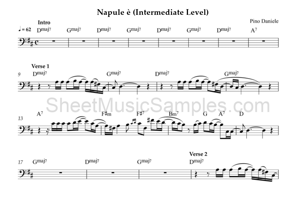 Napule è (Intermediate Level)