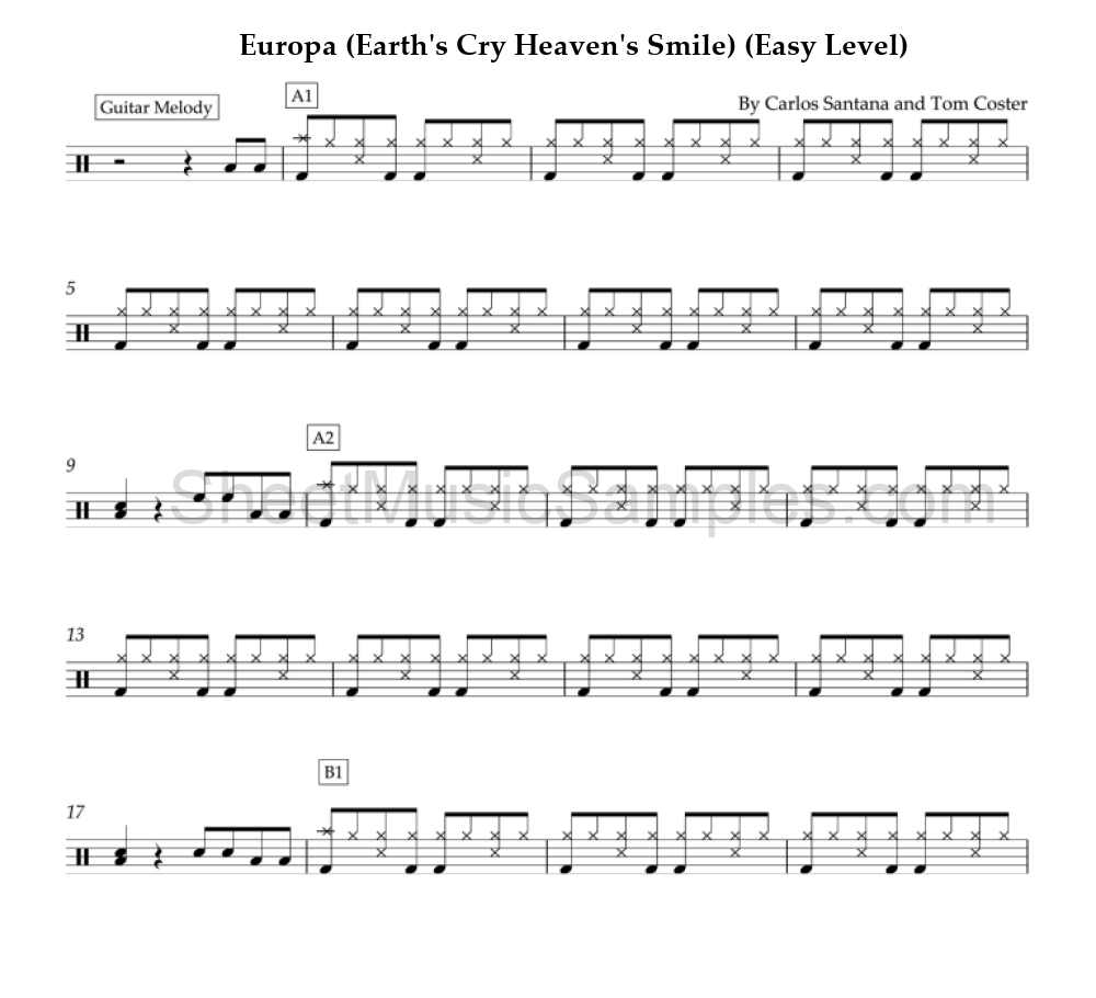 Europa (Earth's Cry Heaven's Smile) (Easy Level)