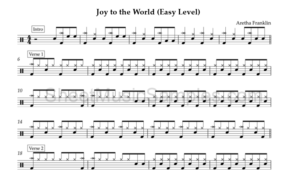 Joy to the World (Easy Level)