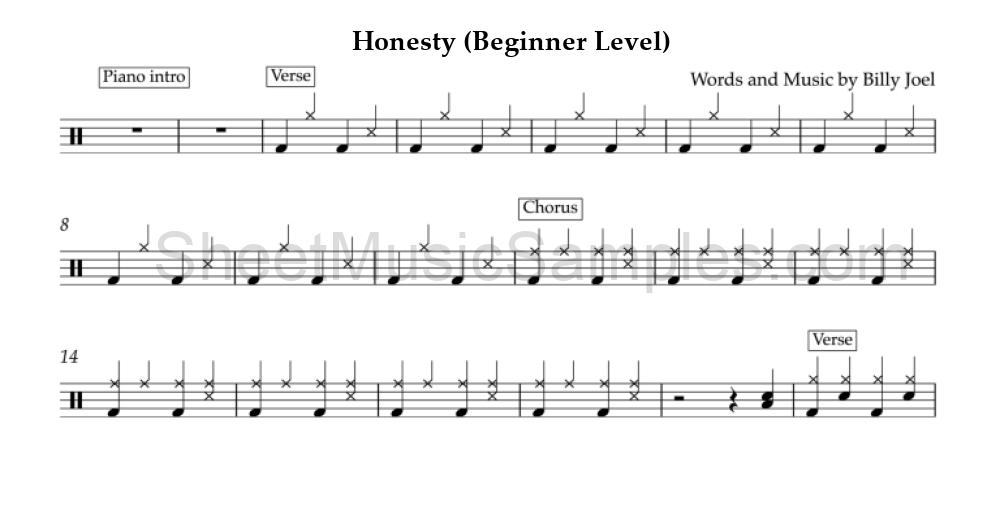 Honesty (Beginner Level)