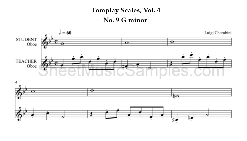 Tomplay Scales, Vol. 4 - No. 9 G minor