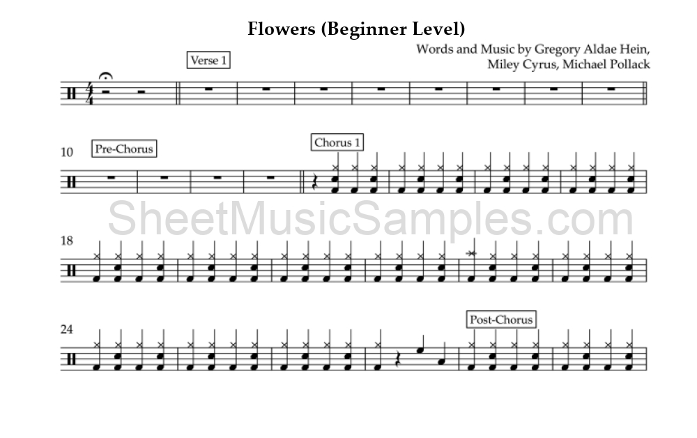 Flowers (Beginner Level)