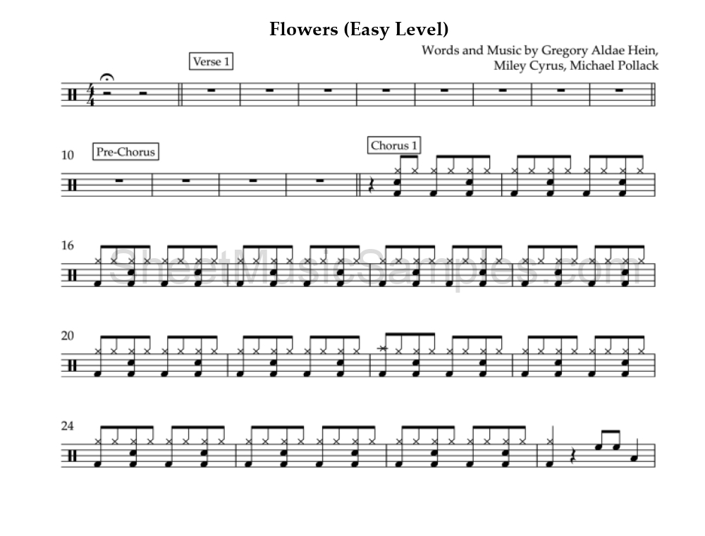 Flowers (Easy Level)