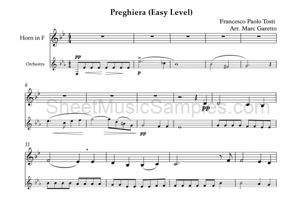 Preghiera (Easy Level)