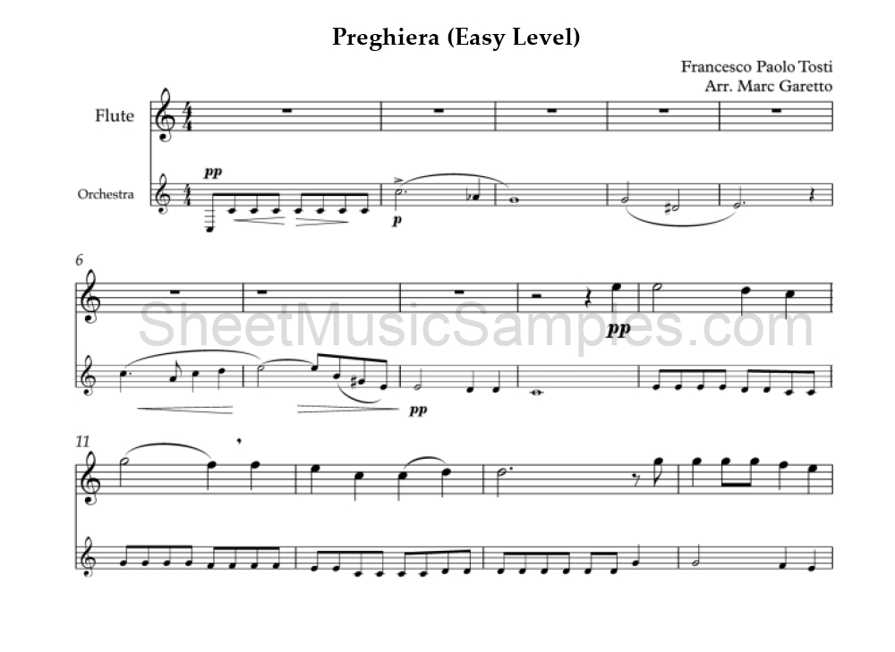 Preghiera (Easy Level)