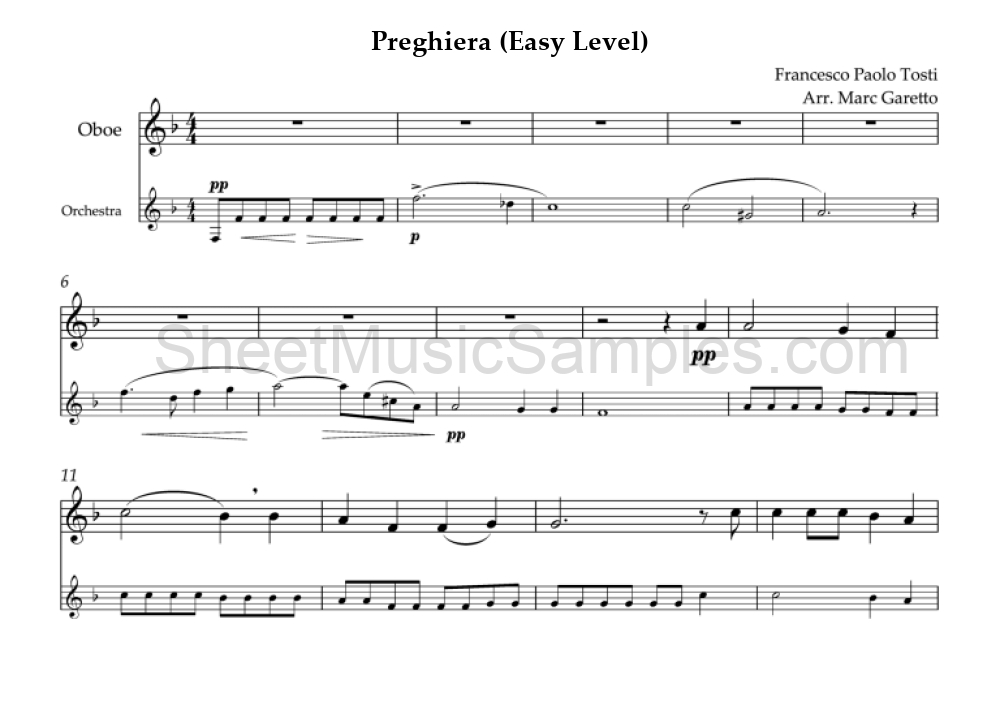 Preghiera (Easy Level)