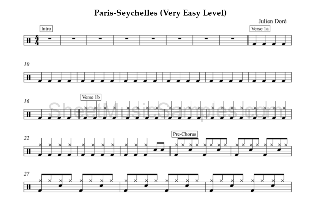 Paris-Seychelles (Very Easy Level)