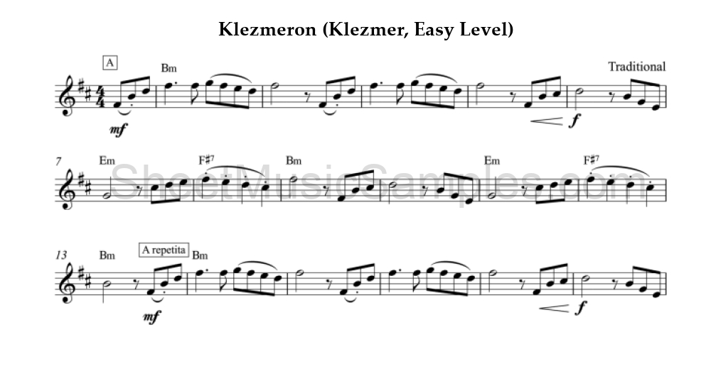 Klezmeron (Klezmer, Easy Level)