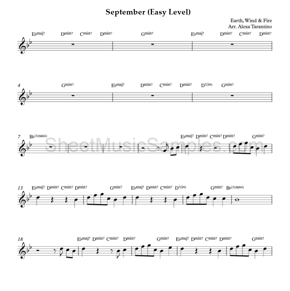 September (Easy Level)