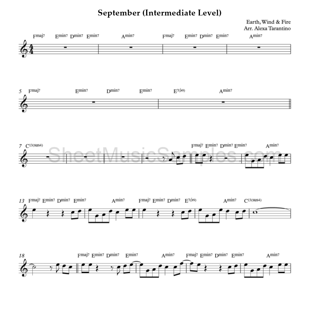 September (Intermediate Level)