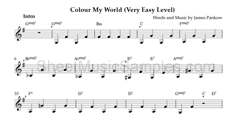 Colour My World (Very Easy Level)