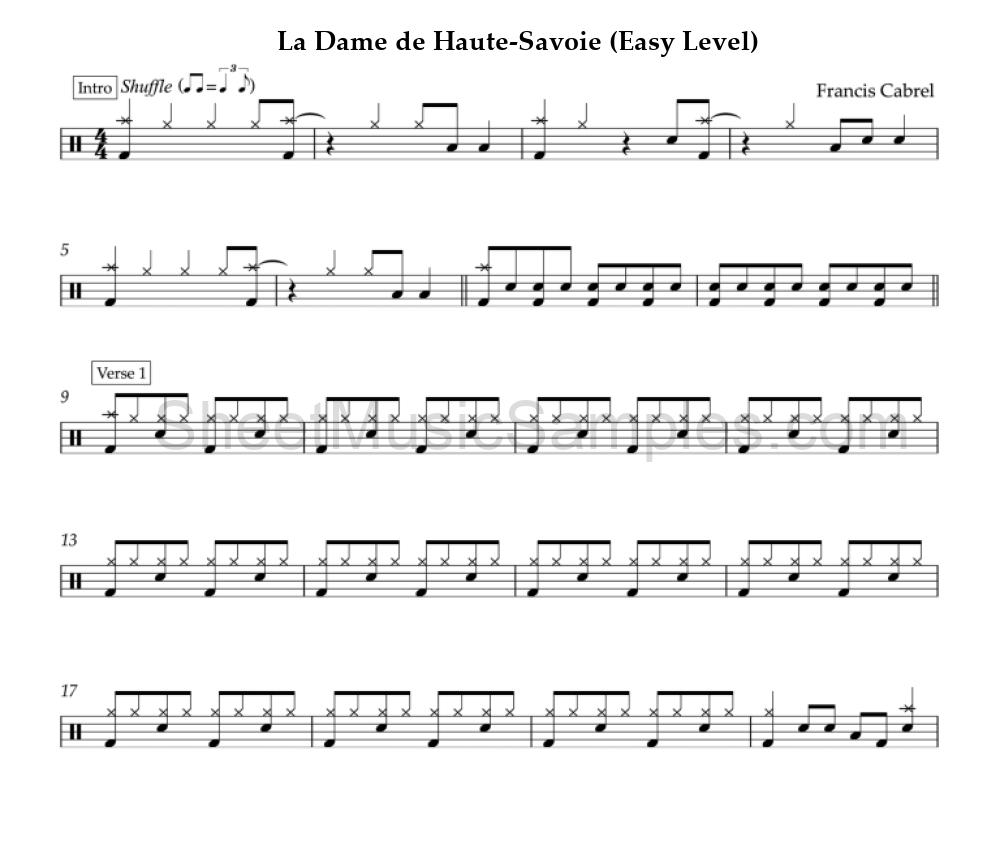 La Dame de Haute-Savoie (Easy Level)