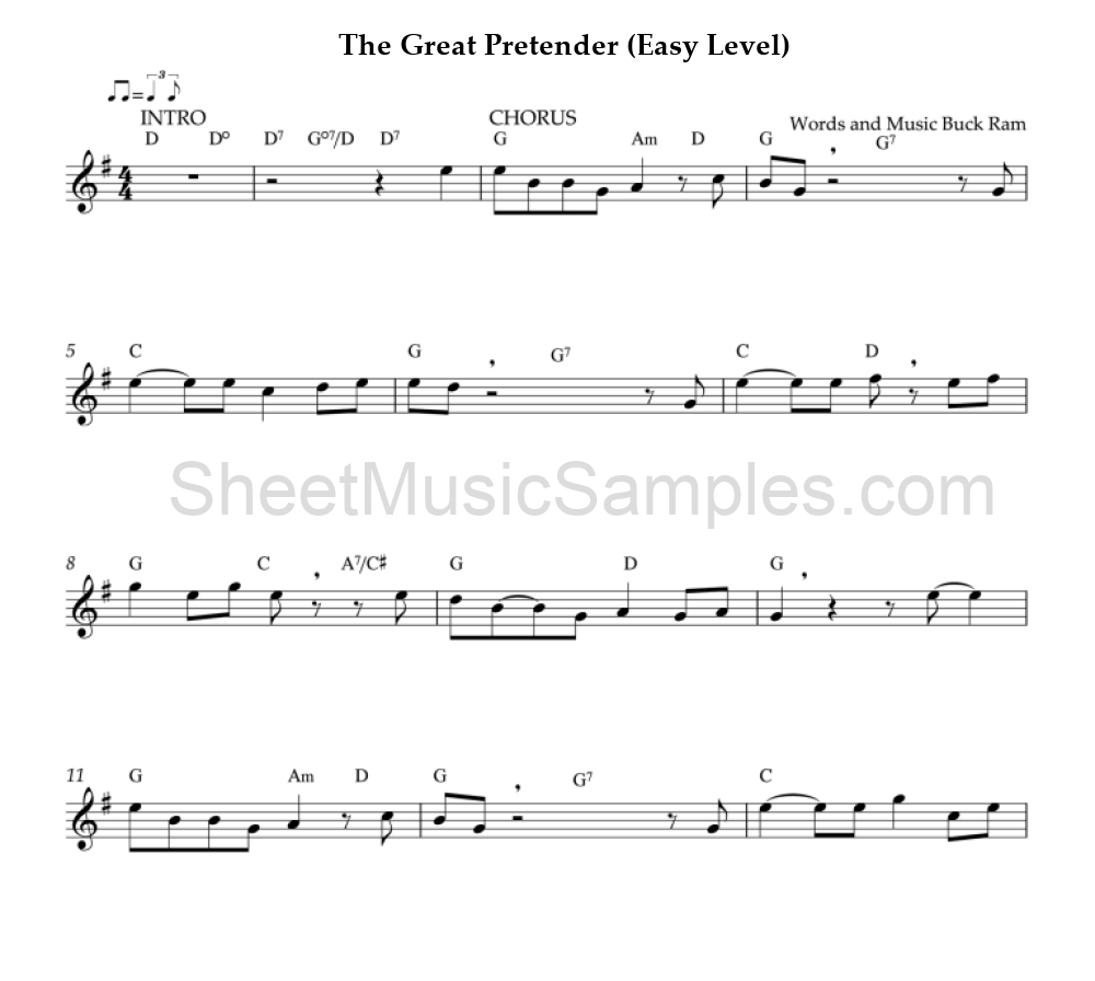 The Great Pretender (Easy Level)